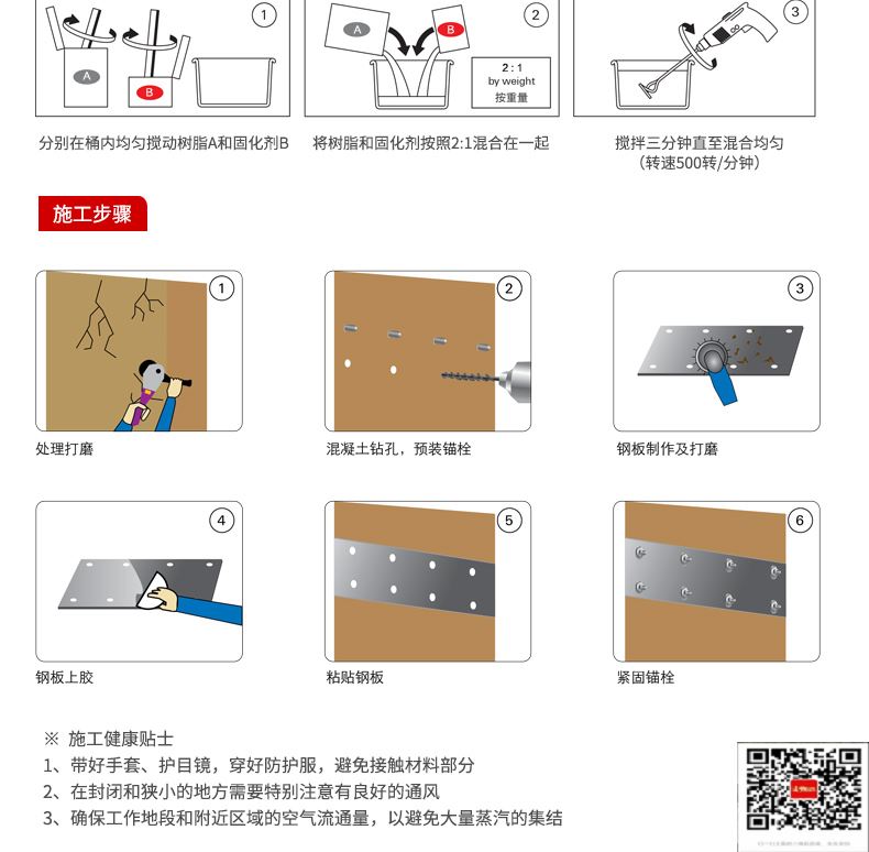 包钢榆林粘钢加固施工过程